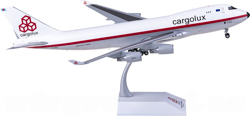 JC Wings Cargolux Boeing 747-400F LX-NCL 1:200 Diecast Model view 1