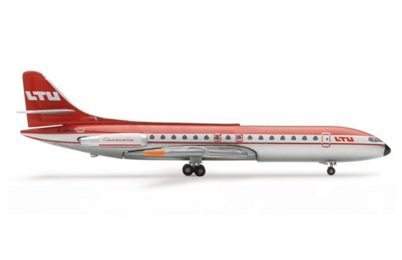 Herpa LTU Aerospatiale Caravelle Sud Aviation SE 210 D-ABAP 1:500 Aircraft Pre-built  Airliner Model Display