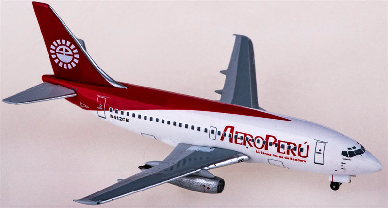 AeroClassics AeroPeru Boeing 737-200 N412CE 1:400 Diecast Model view 1