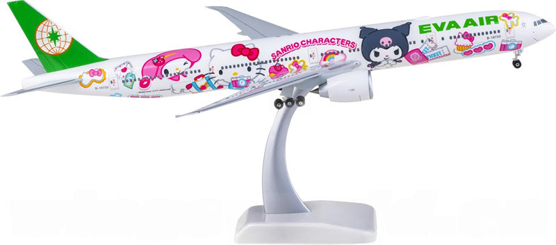 Hogan EVA Air Boeing 777-300ER B-16722 1:200 Aircraft PLUG-IN Airliner Model Display