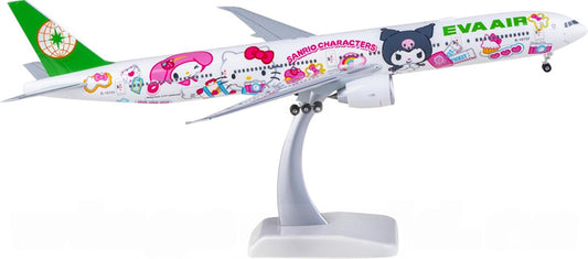Hogan EVA Air Boeing 777-300ER B-16722 1:200 Aircraft PLUG-IN Airliner Model Display