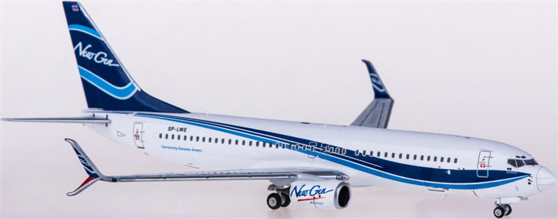 NG Models New Gen Airways Boeing 737-800 SP-LWE 1:400 Diecast Model view 2