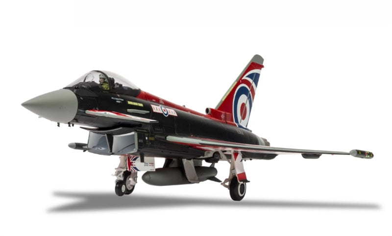 CORGI Eurofighter Typhoon FGR4 Blackjack RAF Coningsby 2022 RAF Typhoon Display 1:48 Airplane Pre-built Model