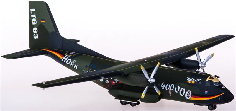 Herpa Luftwaffe Transall C-160 50+72 1:200 Diecast Model view 1
