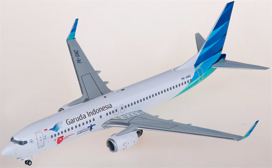 JC Wings Garuda Indonesia Boeing 737-800 PK-GMZ 1:200 Diecast Model view 1