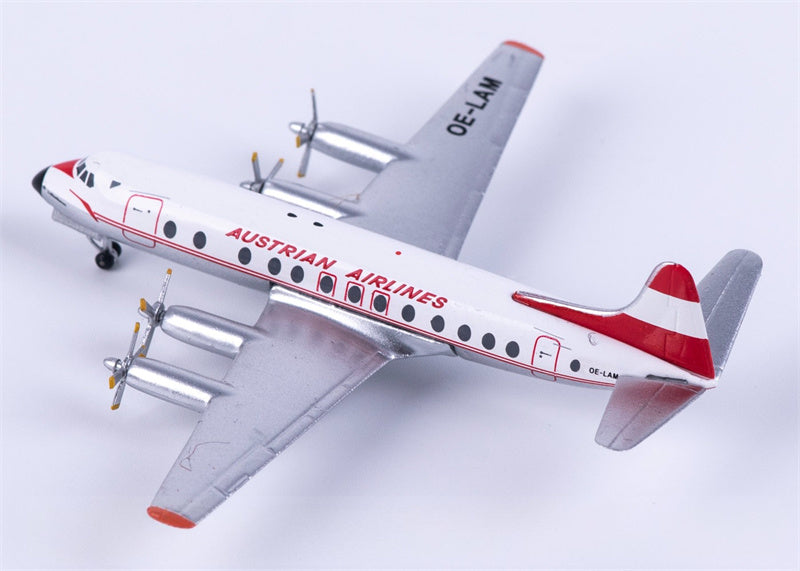 AeroClassics Austrian Airlines Vickers Viscount 800 OE-LAM 1:400 Diecast Model view 4