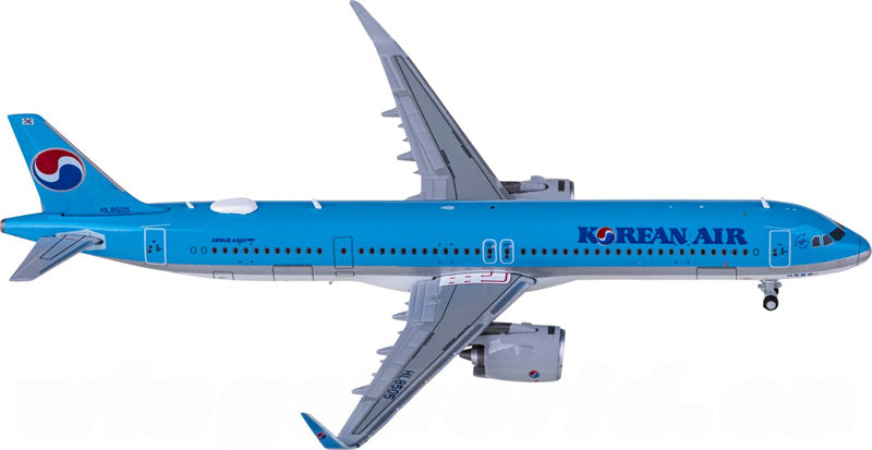 JC Wings Korean Air Airbus A321neo HL8505 1:400 Diecast Model view 4