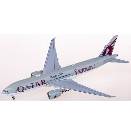 NG Models Qatar Boeing 777-200LR A7-BBE 1:400 Aircraft Pre-built  Airliner Model Display