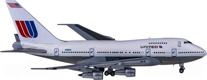 JC Wings United Airlines Boeing 747SP N538PA 1:400 Diecast Model view 4