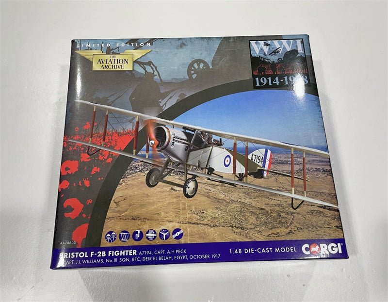 CORGI Bristol F-2B Fighter No.111 Sqn Egypt 0ctober 1917 1/48 Aircraft Pre-built Model