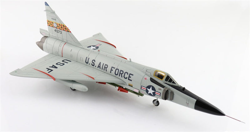 HOBBY MASTER F102A Delta Dagger USAF 54-1373 199th FIS Hawaii ANG 1960s (case X wing) 1:72 Aircraft Pre-built Model