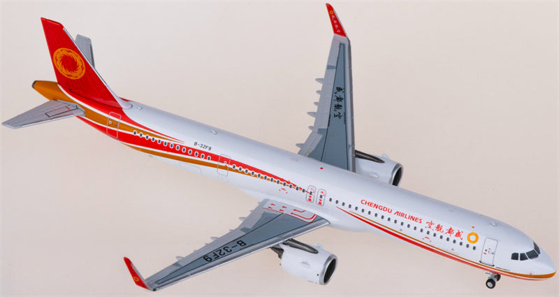 NG Models Chengdu Airlines Airbus A321neo B-32F9 1:400 Diecast Model view 4