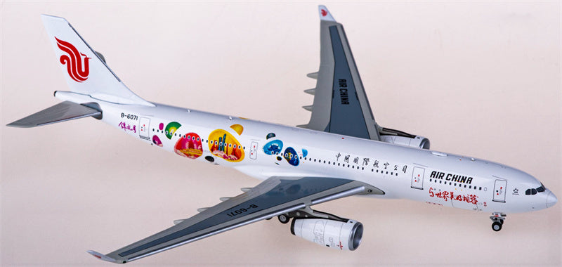 NGモデルズ エアチャイナ エアバスA330-200 B-6071 1:400スケール 飛行機 組み立て済み旅客機モデル ディスプレイ