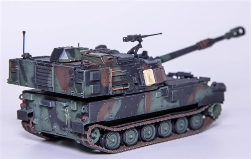 T-MODEL US M109A7 self-propelled howitzer 155mm w/ Ammunition truck NATO Color 1:72 Tank Pre-built Model