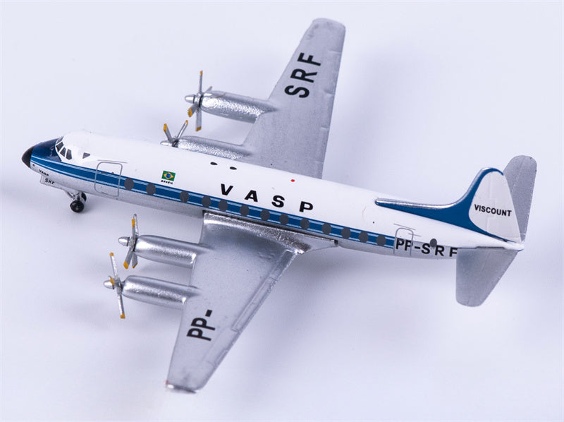 Aeroclassics 1:400 VASP Vickers Viscount 827 PP-SRF  Diecast Model