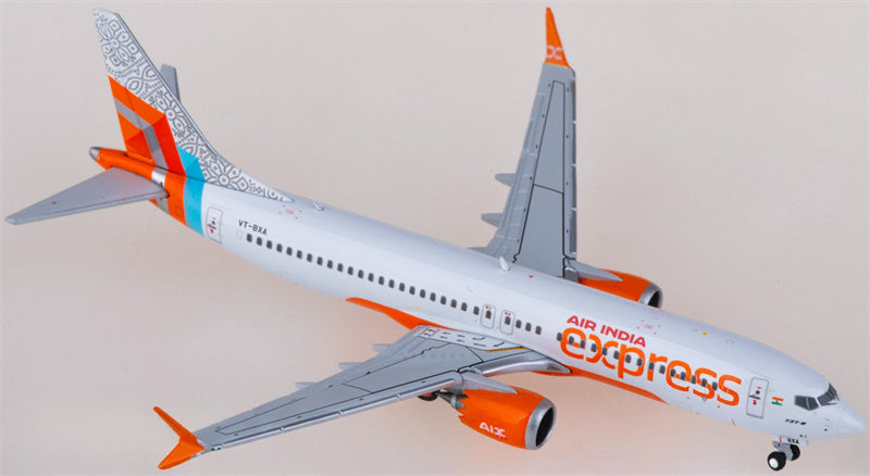 Geminijets Air India Express Boeing 737 MAX 8 VT-BXA 1:400 Diecast Model view 3