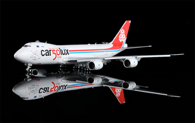 Hxmodels Cargolux Boeing 747-8F LX-VCC Flaps Down 1:400 Aircraft Model