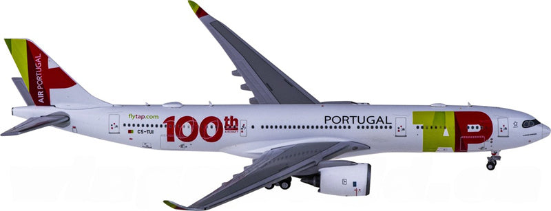 JC Wings TAP Portugal Airbus A330-900neo CS-TUI 100th 1:400 Diecast Model view 2