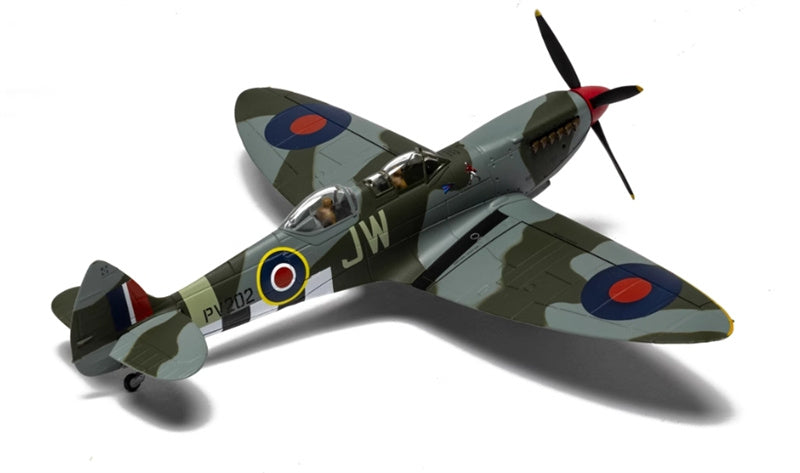 CORGI Supermarine Spitfire T9 - PV202 - Aerial Collective - Duxford Airfield 1:72 Airplane Pre-built Model
