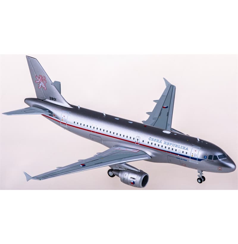 JC Wings Czech Air Force Airbus A319 2801 1:200 Aircraft Pre-built  Airliner Model Display
