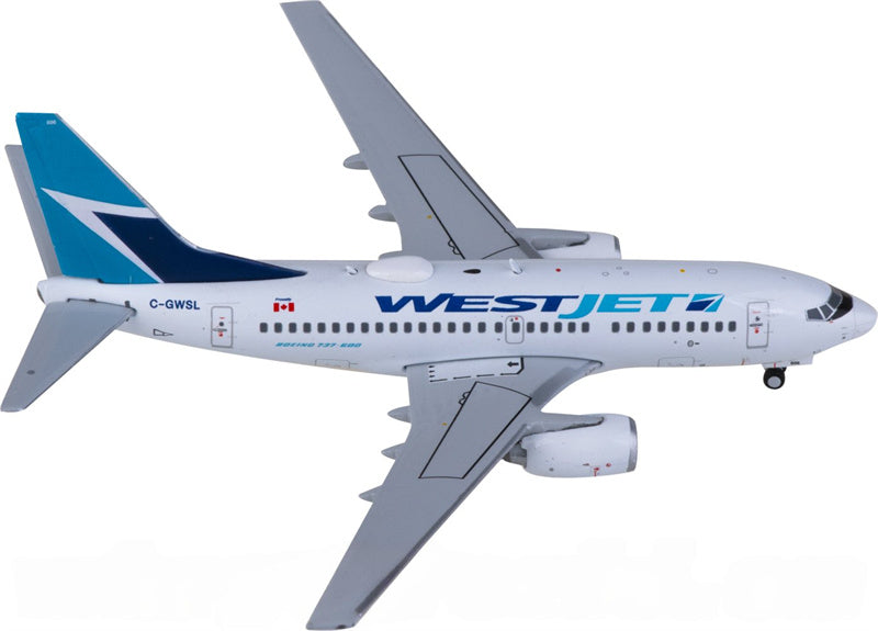 Geminijets WestJet Boeing 737-600 C-GWSL 1:400 Diecast Model view 2
