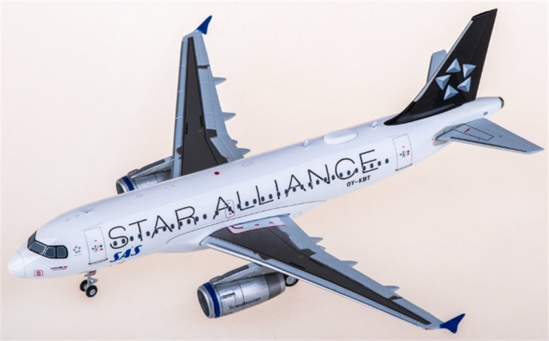 JC Wings Scandinavian Airlines SAS Airbus A319 OY-KBT Star Alliance 1:200 Diecast Model view 2