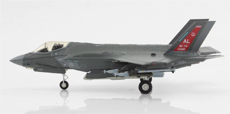 HOBBY MASTER USAF F-35A 187th FW-100th FS 1:72 Model 2024 Red Tail 18-5420