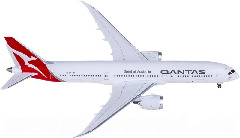 JC Wings Qantas Airways Boeing 787-9 Dreamliner VH-ZNF 1:400 Diecast Model view 1