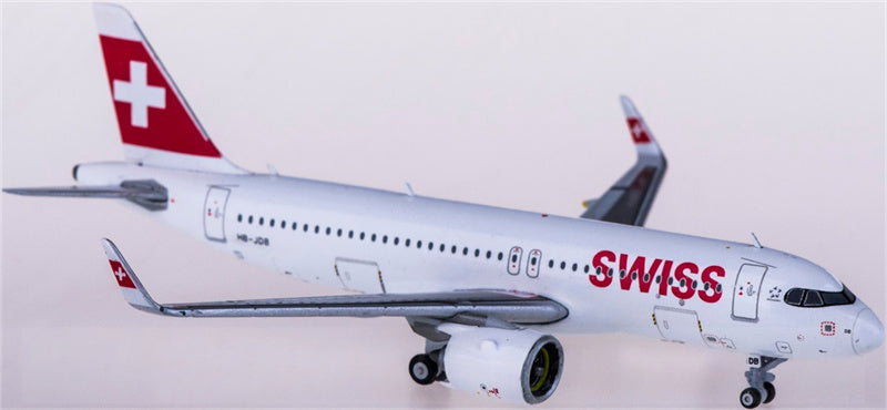 JC Wings Swiss Airbus A320neo HB-JDB 1:400 Diecast Model view 2