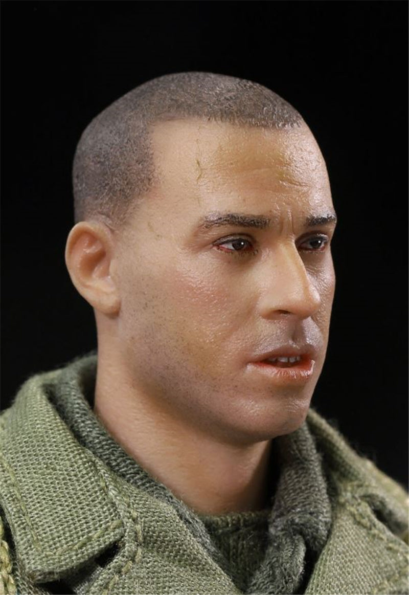 DID Palm Hero Series WWII US 2nd Ranger Battalion Series 3rd Private Caparzo 1:12 Soldier Pre-built Model