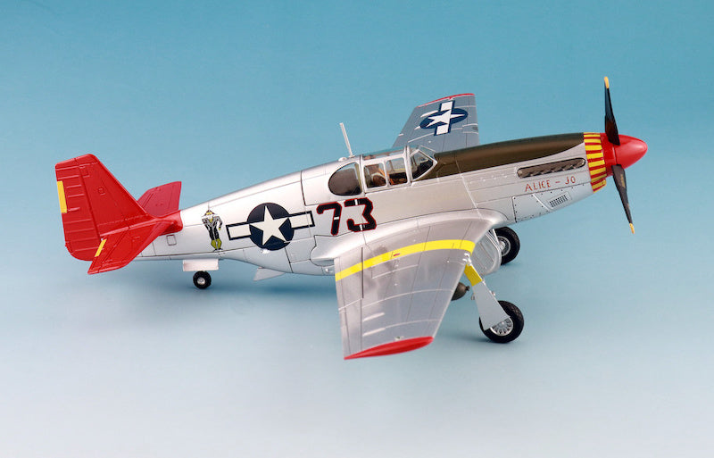 HOBBY MASTER P51C Mustang USAAF Alice-Jo flown by Pilot Capt. Wendell Pruitt 302nd FS Ramitelli Italy 1944 0.075 Aircraft Pre-built Model