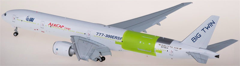 JC Wings Kalitta Air for Boeing 777-300ER N778CK Flaps Down 1:200 Airplane Pre-built  Airliner Model Display