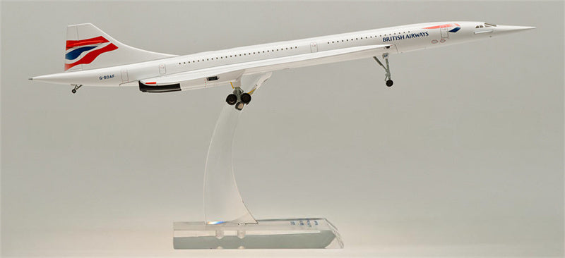 Hogan BRITISH AIRWAYS CONCORDE G-BOAF 1:200 Diecast Model view 1