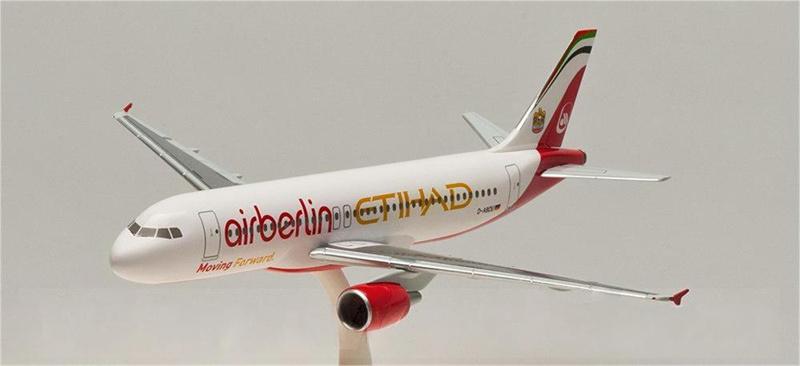 Hogan Etihad Airways airberlin Airbus A320 D-ABDU 1:200 ABS Model view 1