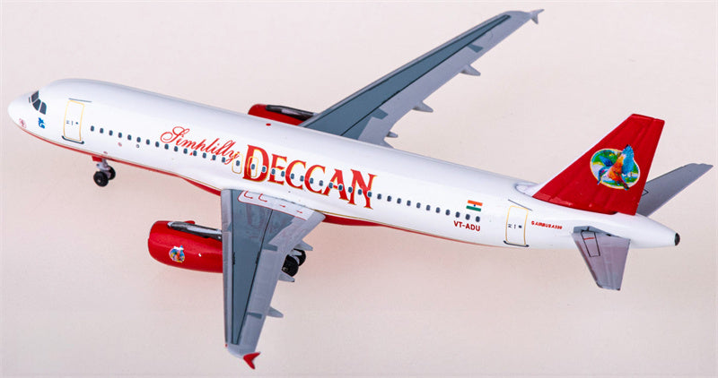 AeroClassics Simplifly Deccan Airbus A320 VT-ADU 1:400 Diecast Model view 2