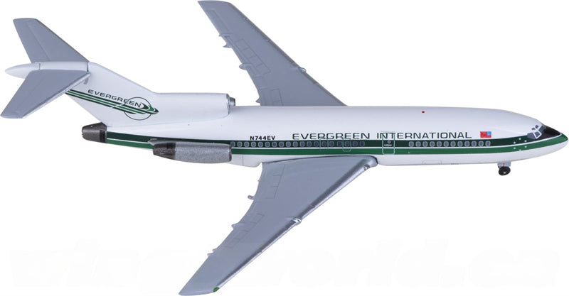 AeroClassics Evergreen Boeing 727-100C N744EV 1:400 Diecast Model view 2