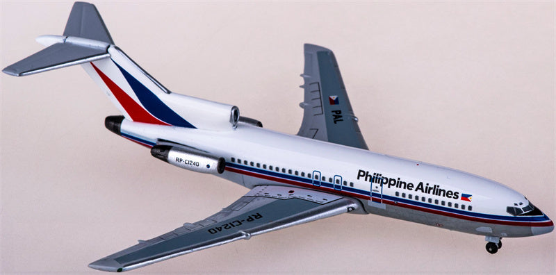 AeroClassics Philippine Airlines for Boeing 727-100 RP-C1240 1:400 Airplane Pre-built  Airliner Model Display