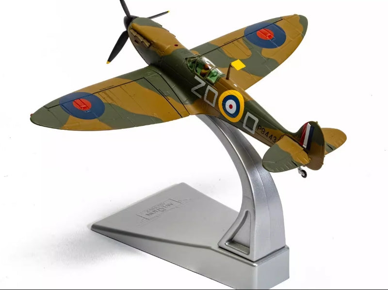 CORGI Supermarine Spitfire MkI - RAF No.222 Sqn - Flt Lt Douglas Bader (Battle of Britain 85) 1:72 Airplane Pre-built Model