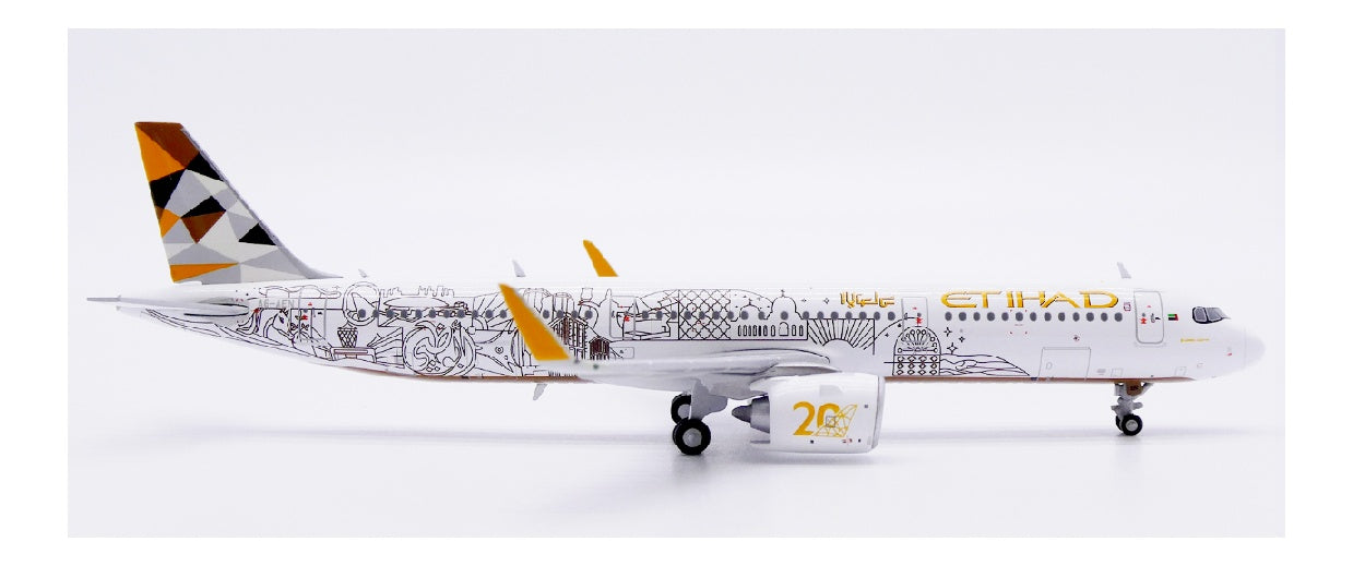 JC Wings 1:400 Etihad Airways Airbus A321neo A6-AEN  DIECAST Model