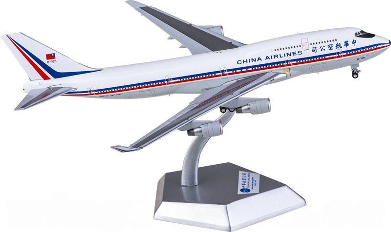 Kylin 1:400 China Airlines Boeing 747-400 B-165 Diecast Model view 1