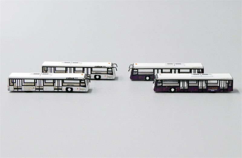 Fantasy Wings Airport Bus 4x Etihad 1:400 Accessory Model view 1