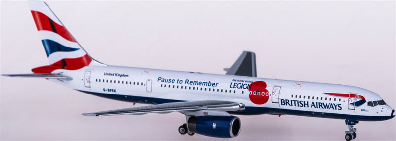NG Models British Airways Boeing 757-200 G-BPEK 1:400 Diecast Model view 2