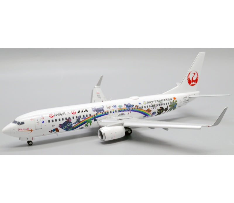 JC Wings 1:200 Japan TransOcean Air B737-800 JA11RK Flaps down DIECAST Model