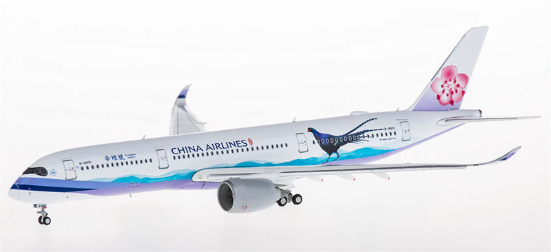 JC Wings China Airlines Airbus A350-900 B-18901 Flaps Down 1:400 Diecast Model view 3
