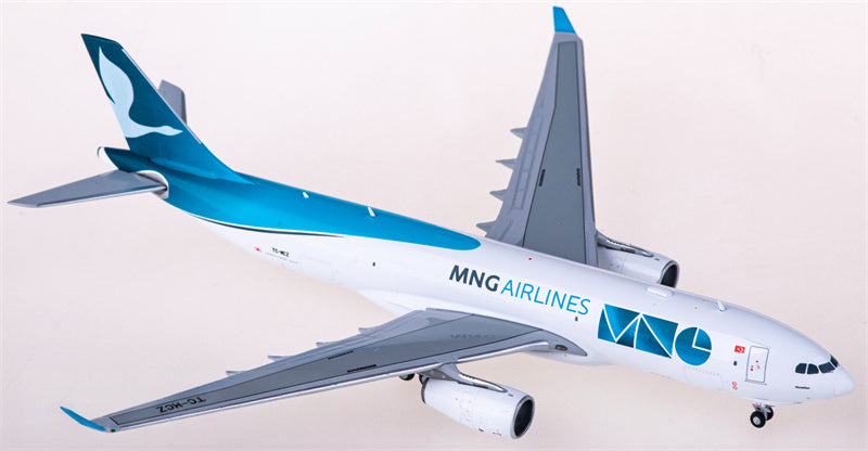 JC Wings Mng Airlines Airbus A330-200F TC-MCZ 1:400 Diecast Model view 1