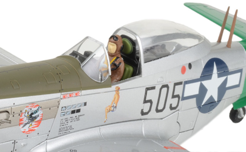 HOBBY MASTER USAAF / Iwo Jima P-51D Mustang Jr.457th FS / 506th FG / 7th AF 1:48 Model 1945  Capt. Abner M. Aust 472551