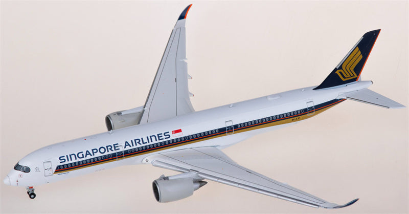 JC Wings Singapore Airlines Airbus A350-900XWB 9V-SJF Flaps Down 1:400 Diecast Model view 3
