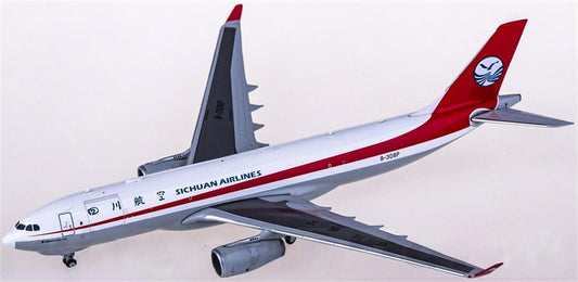 JC Wings Sichuan Airlines Airbus A330-200F B-308P 1:400 Airplan Diecast Model view 1