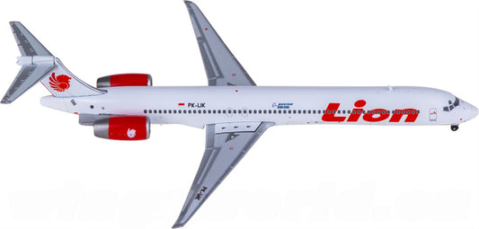 JC Wings Lion Air McDonnell Douglas MD-90 PK-LIK 1:400 Diecast Model view 1