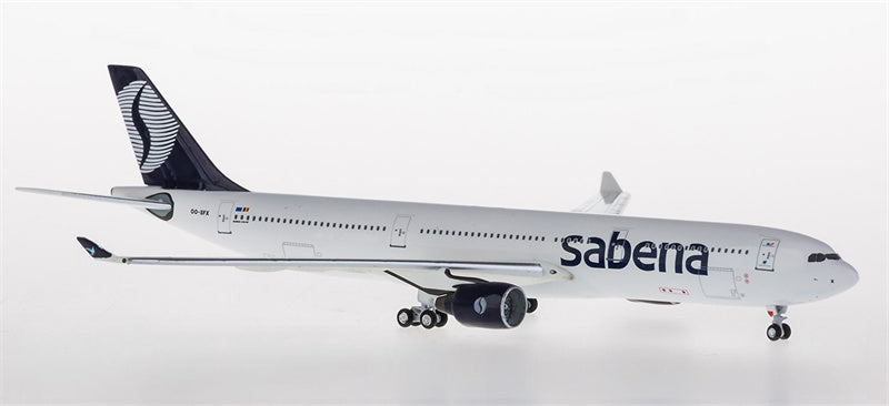 AeroClassics Sabena for Airbus A330-300 OO-SFX 1:400 Aircraft Pre-built  Airliner Model Display